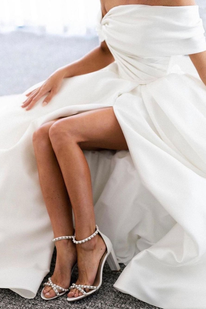 luxurious wedding shoes high heels sandals
