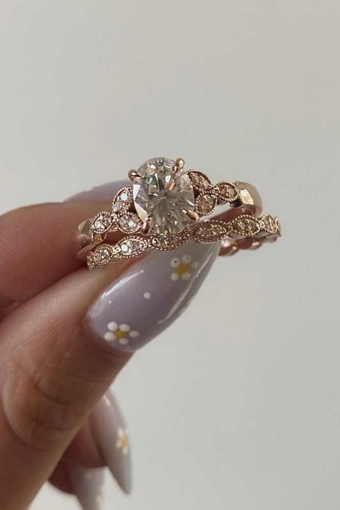  rings wedding gold jewellery with stones alyssaannajewelry
