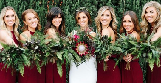 red bridesmaid dresses featured alysha miller photography