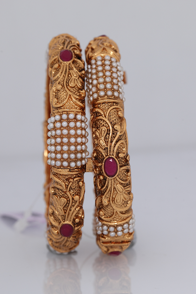  indian diamond bangles for bridal with ruby vintage shutterstock