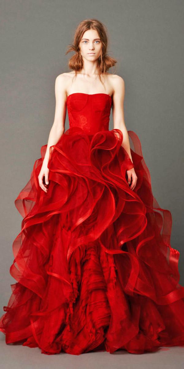 12 Amazing Blood Red Wedding Dresses | Wedding Dresses Guide