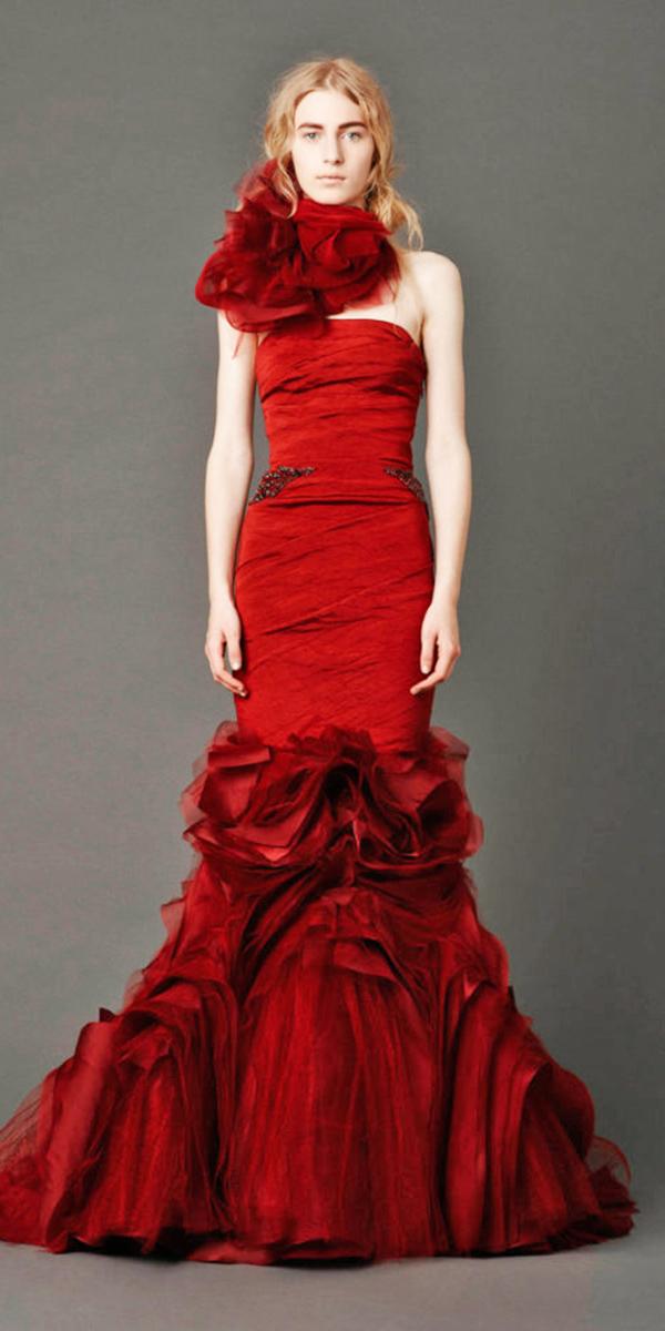 12 Amazing Blood Red Wedding Dresses | Wedding Dresses Guide