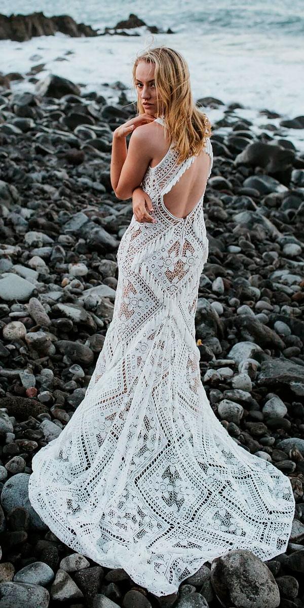 beach lace straight open backless wedding dresses billie jo and jeremy