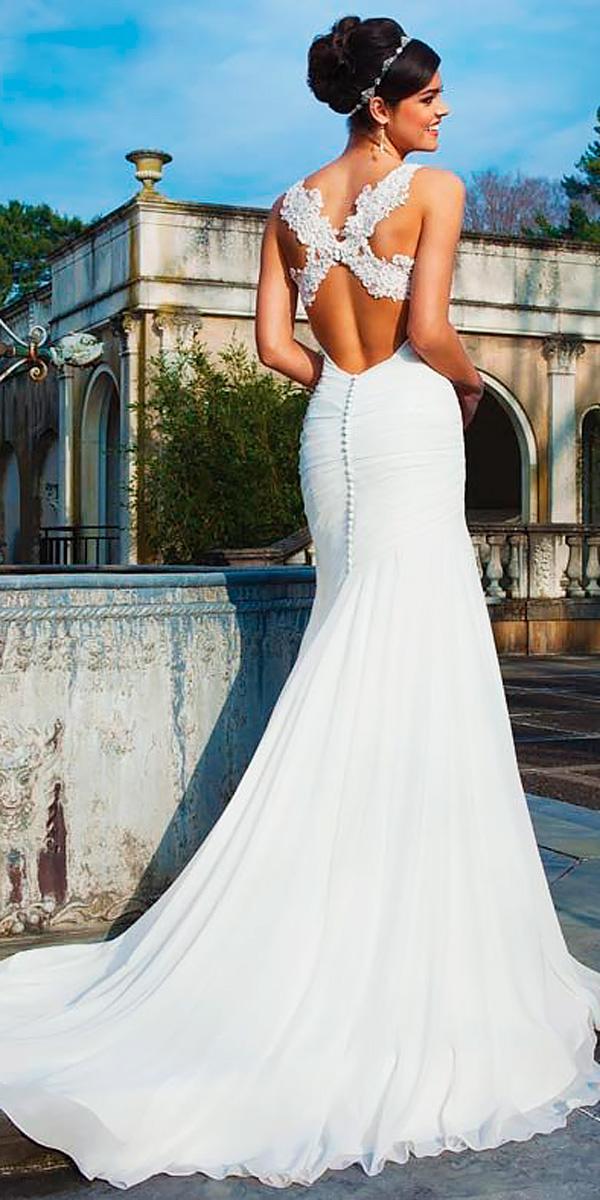 Great Ideas For Original Backless Wedding Dresses