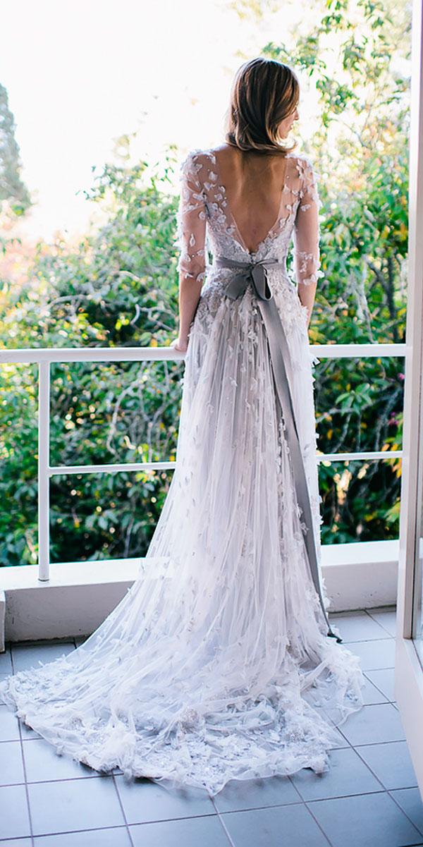 Great Ideas For Original Backless Wedding Dresses