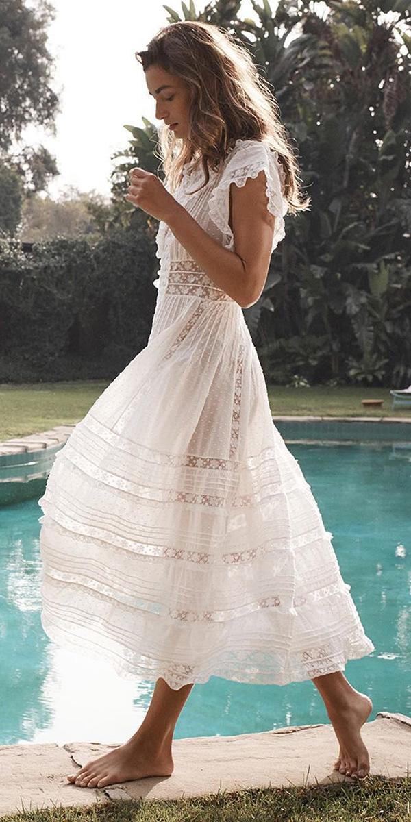 lace beach wedding dresses rustic lace zimmermann