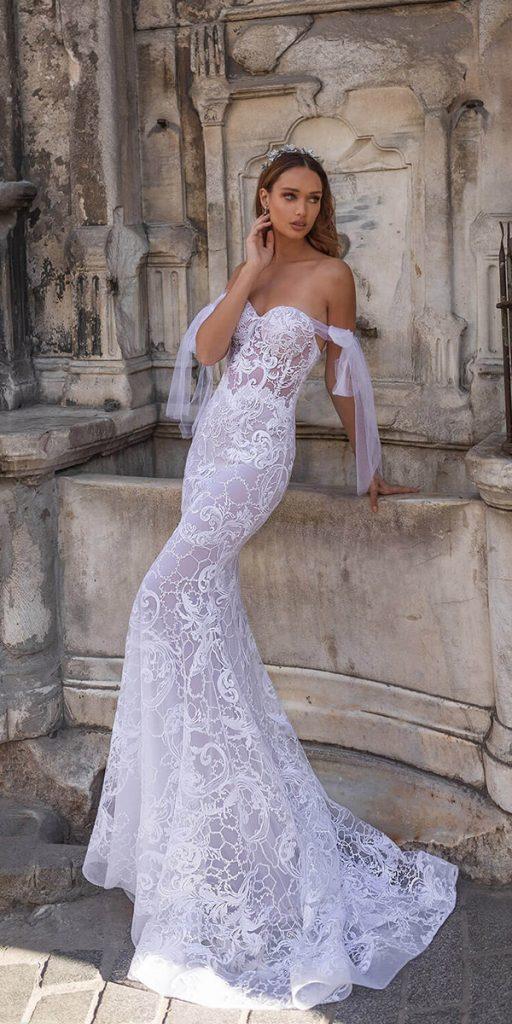 lace beach wedding dresses strapless sweetheart neckline dimitriusdalia