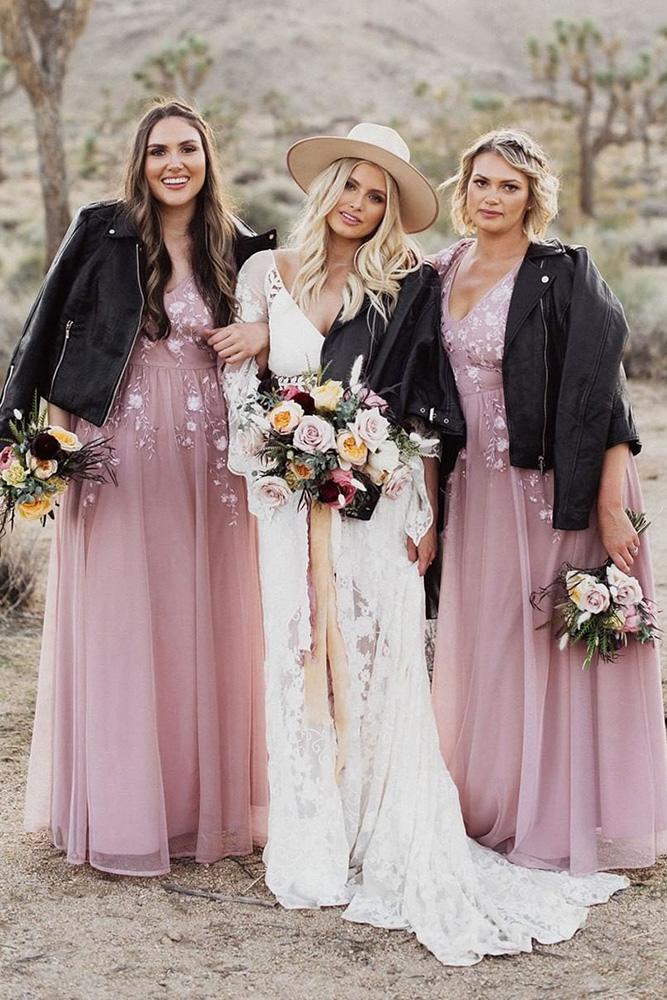  rustic bridesmaid dresses long with jacket country edenstrader