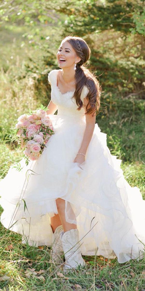  how to choose a wedding dress country with white boots utah photography