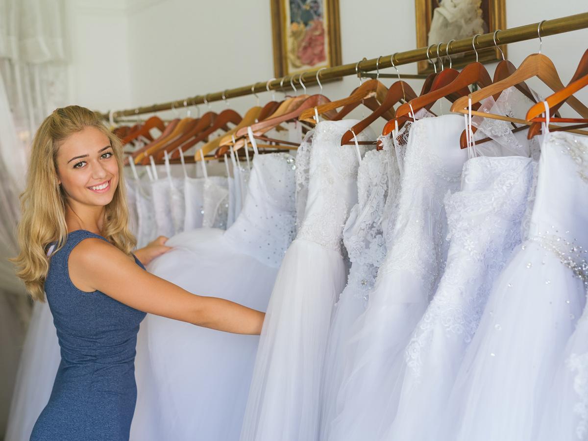 wedding dress hire cost