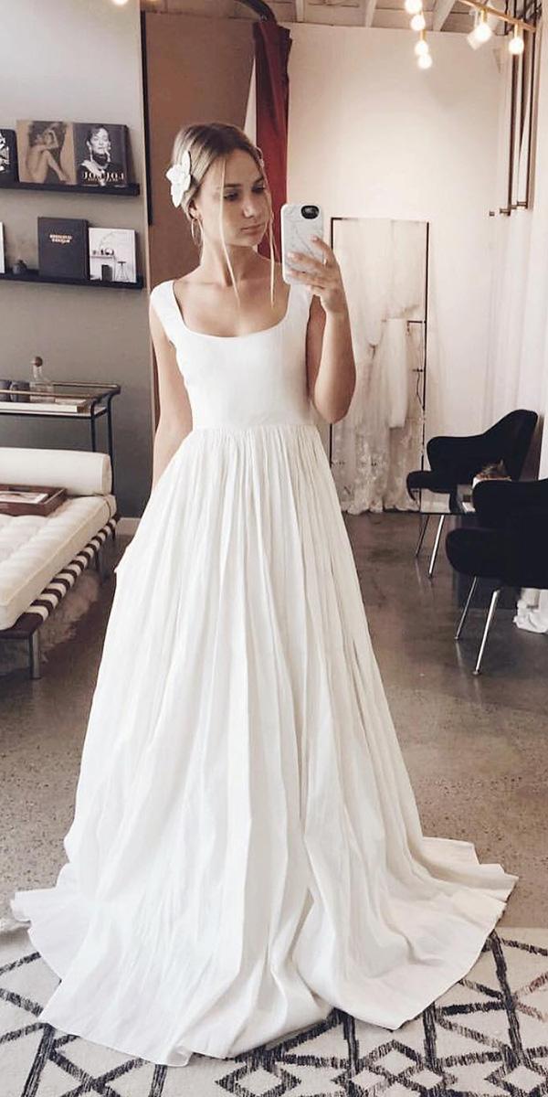 LORIE Mermaid Wedding Dresses Boho Long Puff Sleeves Backless Custom Made  Long Formal Wedding Gown Beach Simple Bridal Dress | Lazada PH