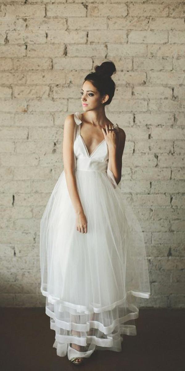  wedding gown styles empire simple tulle skirt juliana cleo clementine