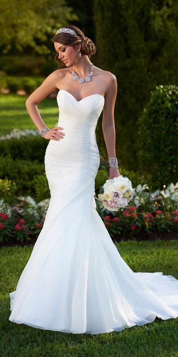  wedding gown styles fit and flare strapless simple essense of australia