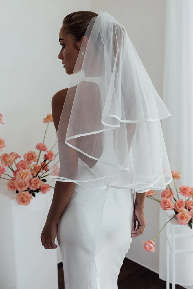 wedding veils two tiers grace loves lace
