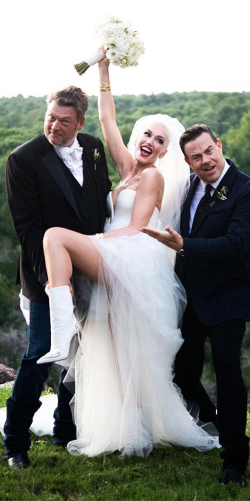 celebrity wedding dresses Gwen Stefani vera wang