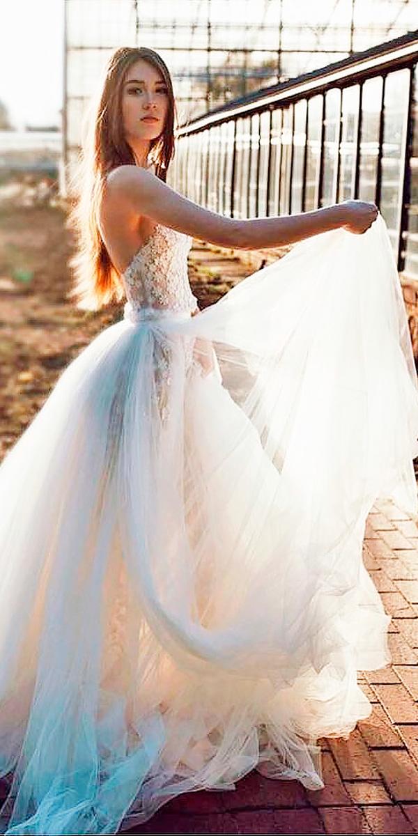 lace a line floral sweethert ivory wedding dresses kaviar gauche