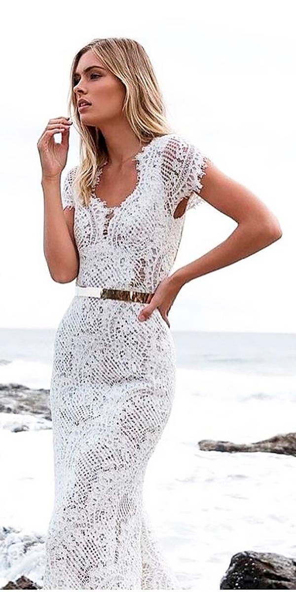 lace sheath v neckline modest wedding dresses with short sleeves love find co