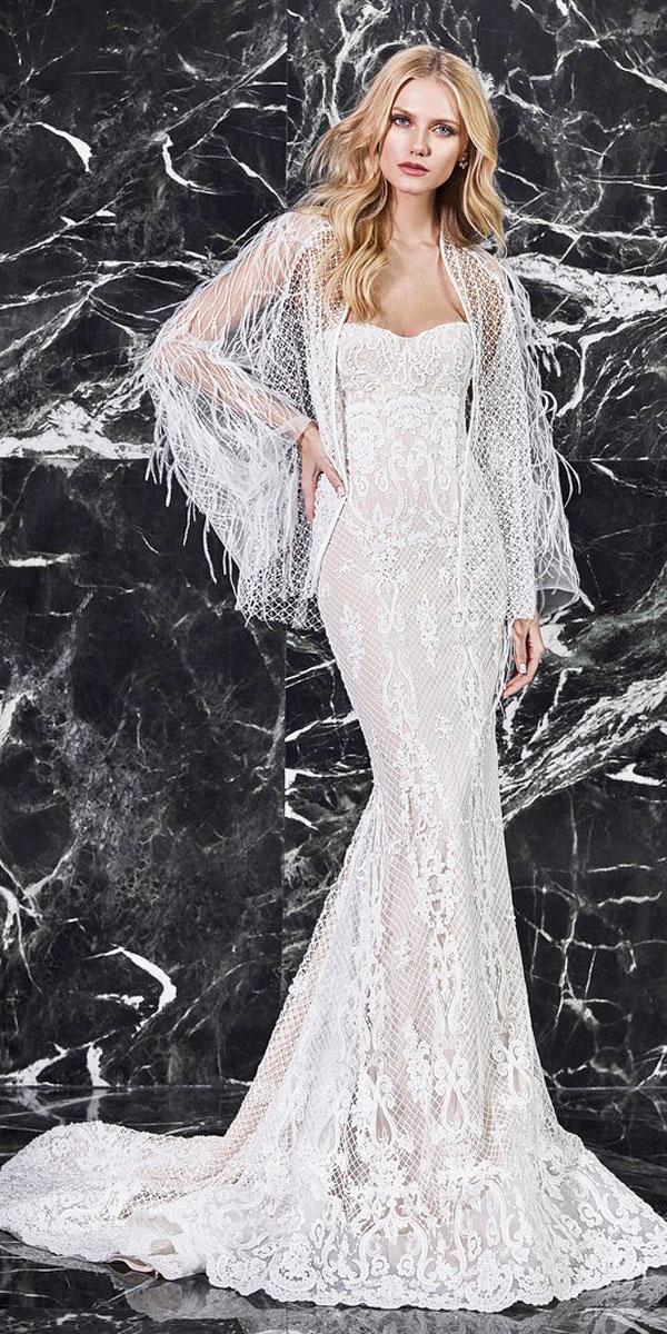 mermaid lace strapless sweetheart wedding dresses 2018 victoria kyriakides