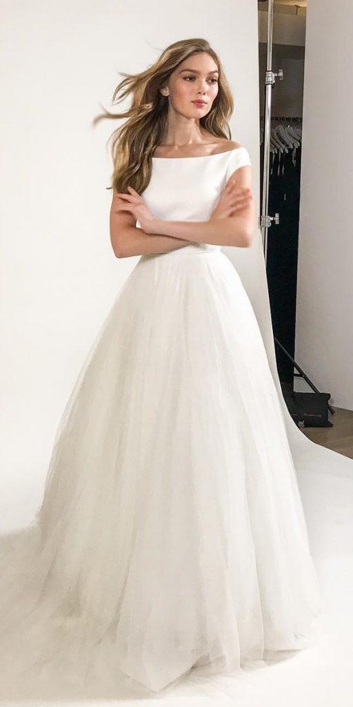  modest wedding dresses a line simple elegant jennyyoonyc