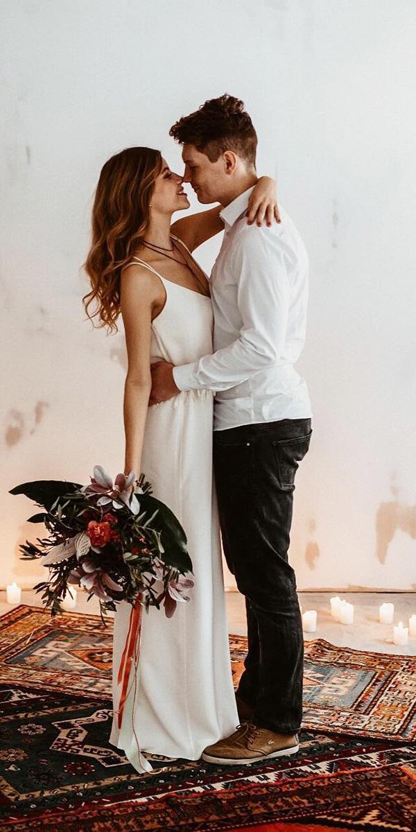 modest wedding dresses sheath with spaghetti straps simple elegalorelei feinekleider
