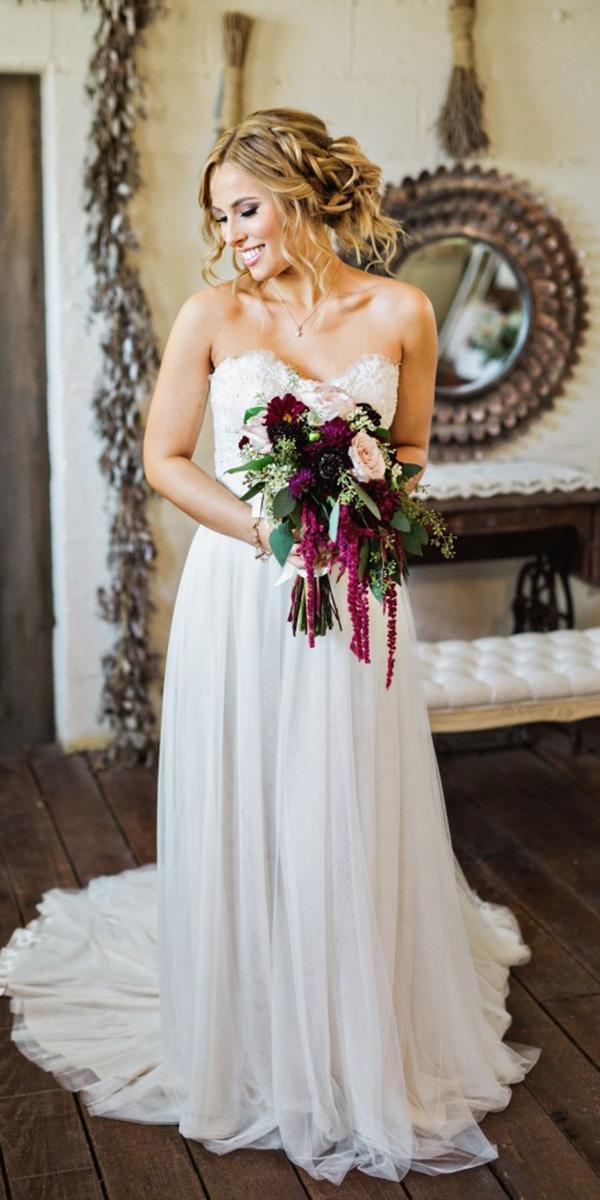 modest wedding dresses a line sweetheart strapless elegant amilia photography