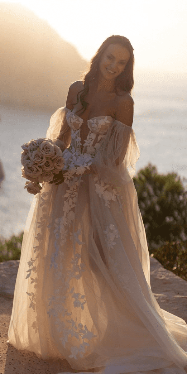 sweetheart wedding dresses ball gown in lace