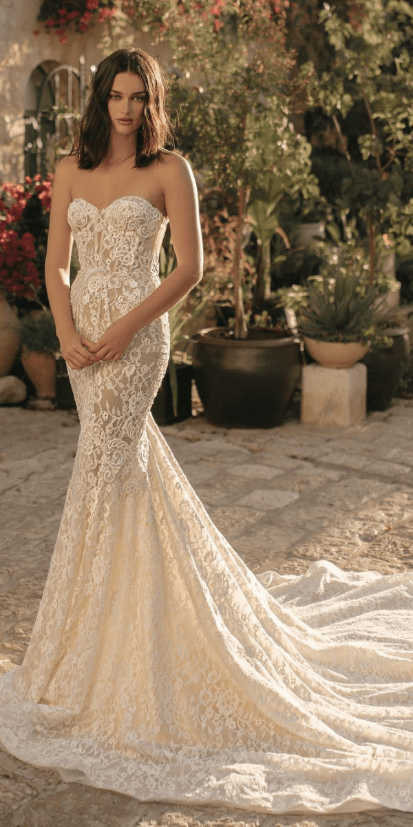 sweetheart wedding dresses mermaid style gown