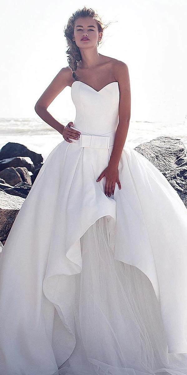 sweetheart wedding dresses simple ball gown with tulle skirt ariamo bridal