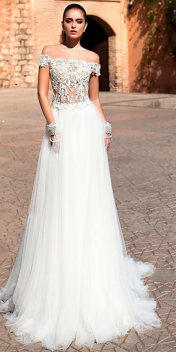 beach sheath wedding dresses straight lace off the shoulder lorenzo rossi