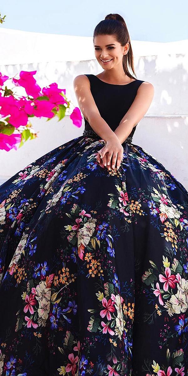 black wedding dresses ball gown square appliques crystal design