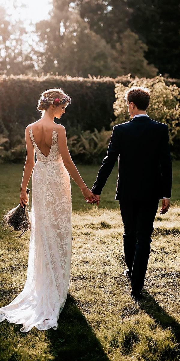 country wedding dresses sheath spaghetti strap sleeveless open back chris and ruth