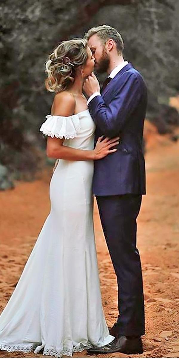 lace straight simple off the shoulder wedding dresses erin thunell