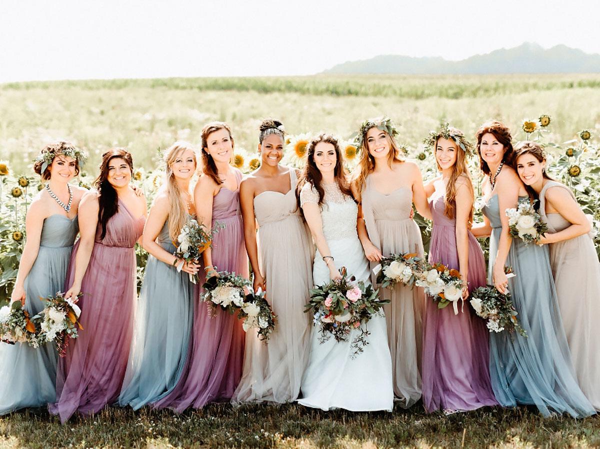 Look 2018: 12 Charming Lavender Bridesmaid Dresses