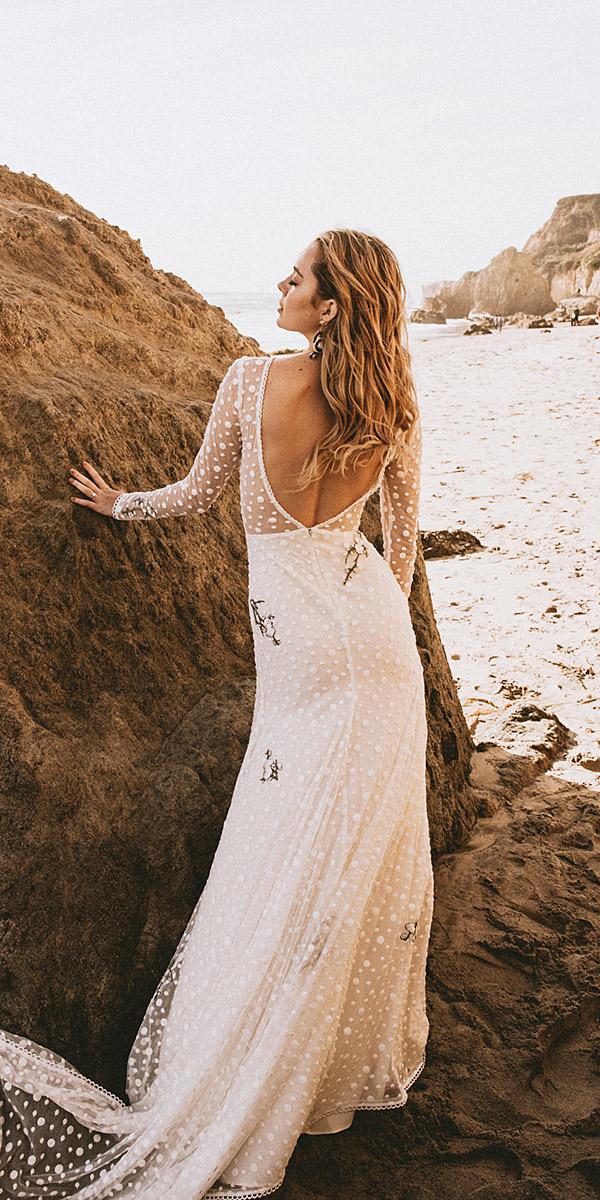 modest wedding dresses with long sleeves low back nude beach junebug weddings