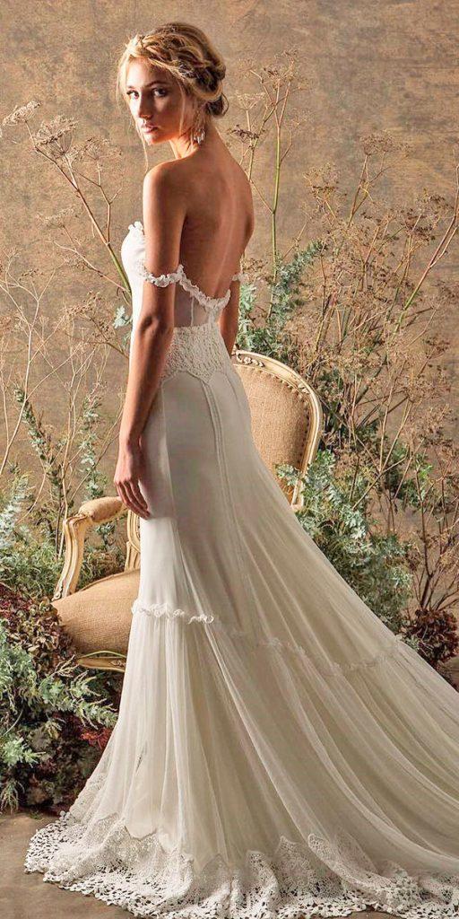 24 Awesome Off The Shoulder Wedding Dresses Inspiration