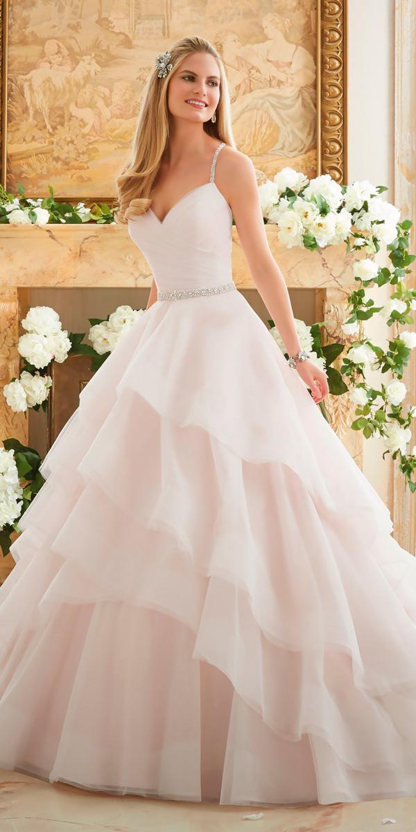 simple sweetheart ball gowns wedding dresses with straps morilee