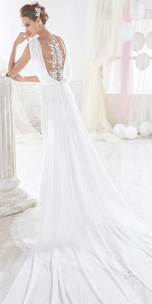 alessandra rinaudo wedding dresses tatto illusion back with train