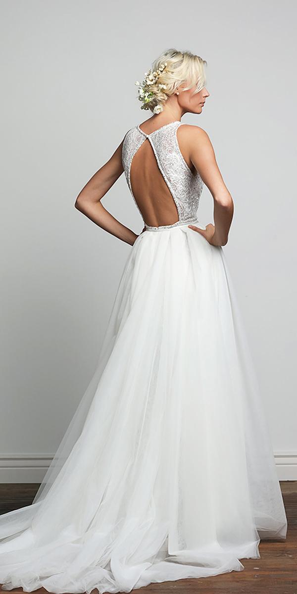barbara kavchok wedding dresses 2018 open back a line embroidered