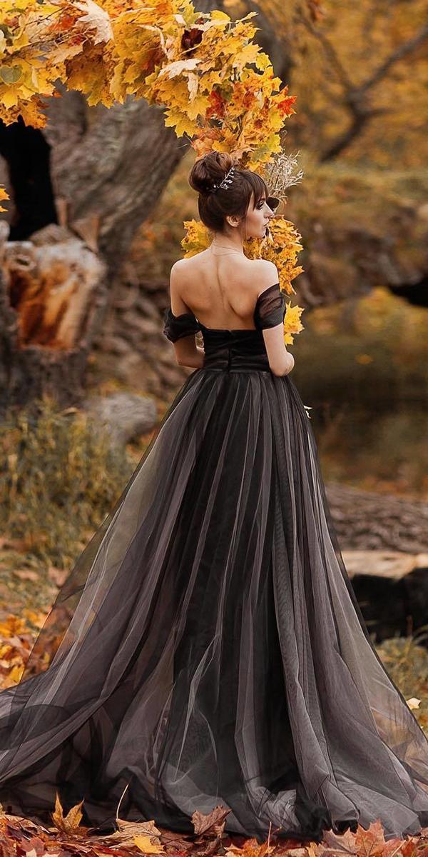 33 Beautiful Black Wedding Dresses That Will Strike Your Fancy ...