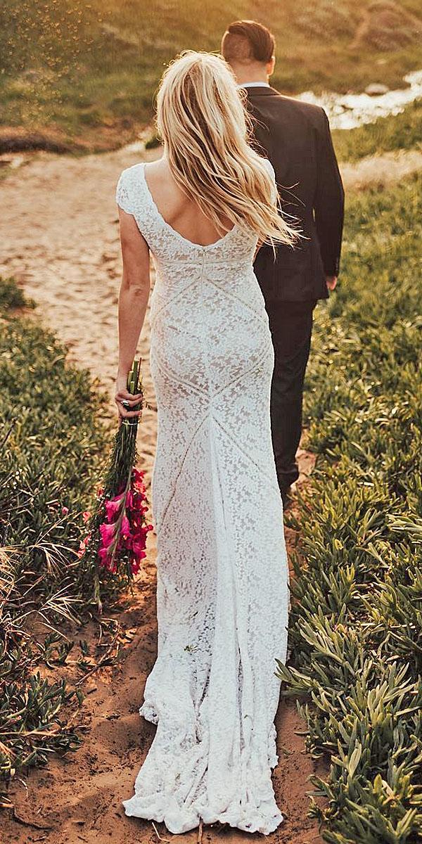 lace wedding dresses with long sleeves bohemian white grace loves lace