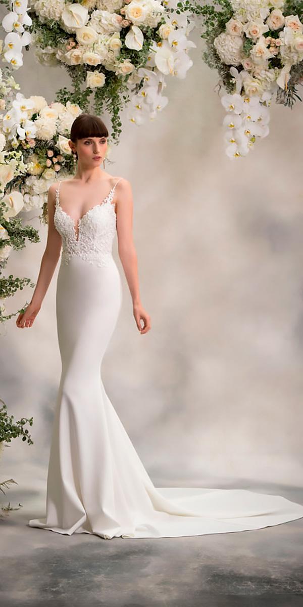 fit and flare sweetheart neckline spaghetti straps anna georgina wedding dresses style shelly