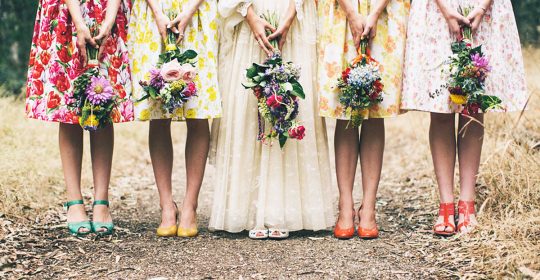 floral bridesmaid dresses featured julia archibald