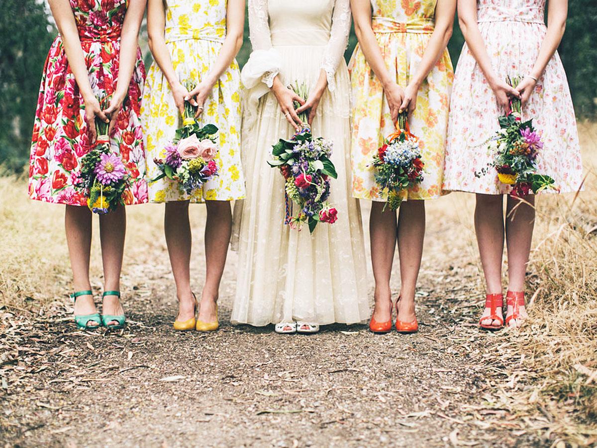 18 Most Beautiful Floral Bridesmaid Dresses Wedding Dresses Guide