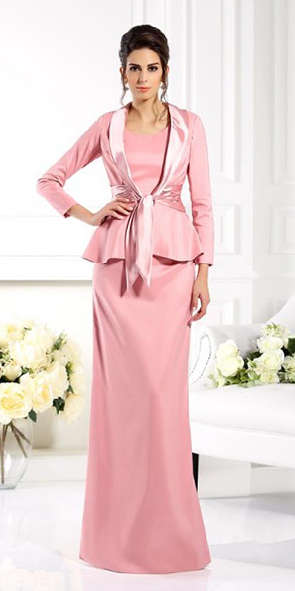 long mother of the bride and groom dresses sheath jacked modern jasmine bridal