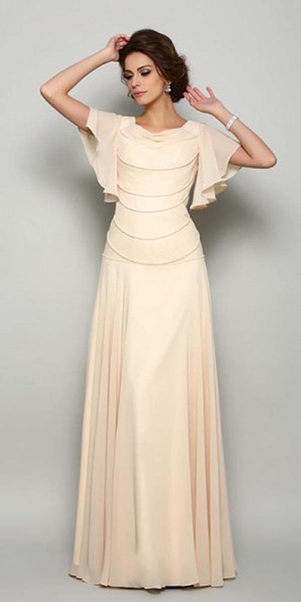 long mother of the bride and groom dresses sheath with cap sleeves ruffled top jasmine bridal