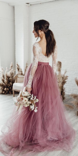 Purple Wedding Dresses: 15 Admirable Styles For Bride