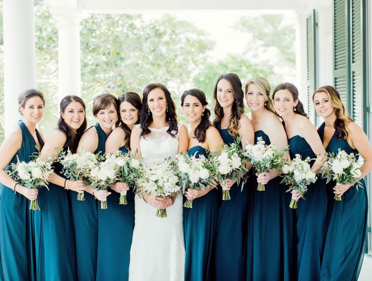 Teal Bridesmaid Dresses