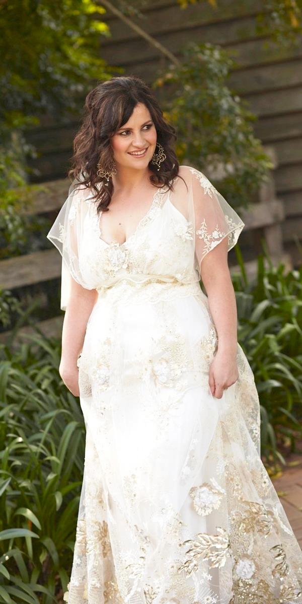 Plus Size Boho Wedding Dress 1