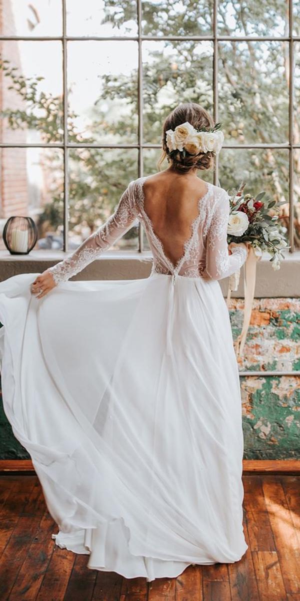 21 Illusion Long Sleeve Wedding Dresses Youll Like Wedding Dresses Guide 
