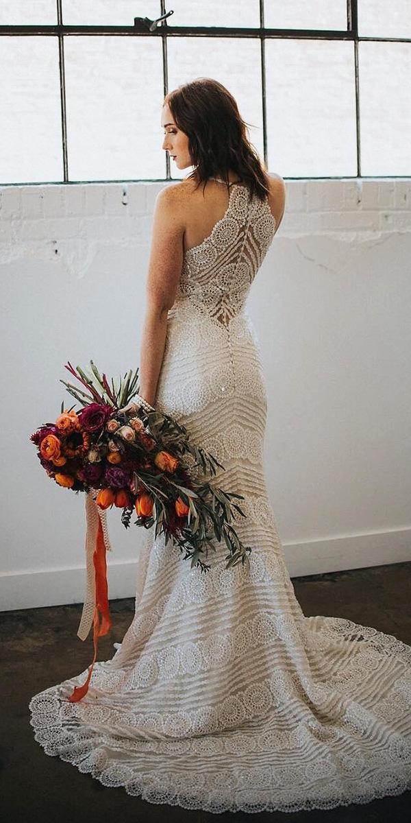 lace back wedding dresses vintage mermaid beach maggie sottero designs